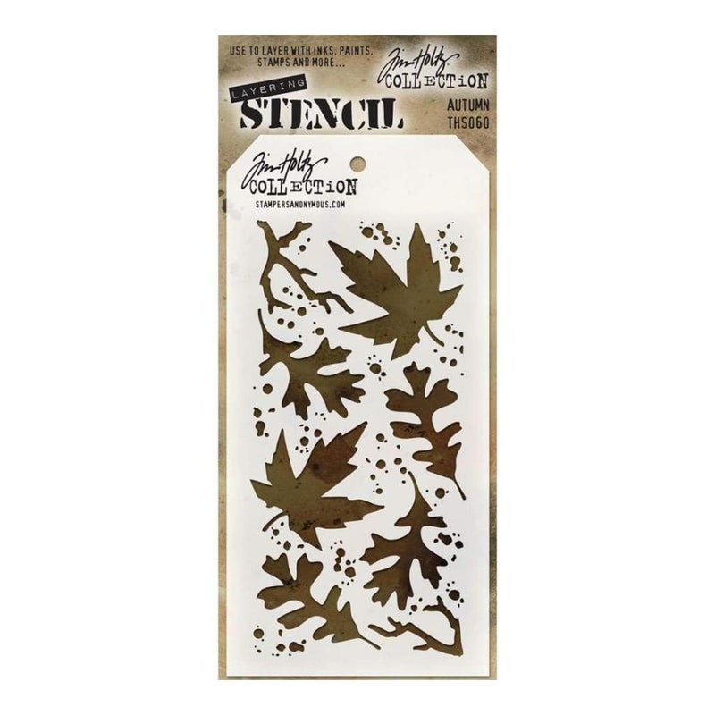 Stampers Anonymous THS060 Tim Holtz Layered Stencil, Multi-Colour, 4.125 x 8.5-Inch